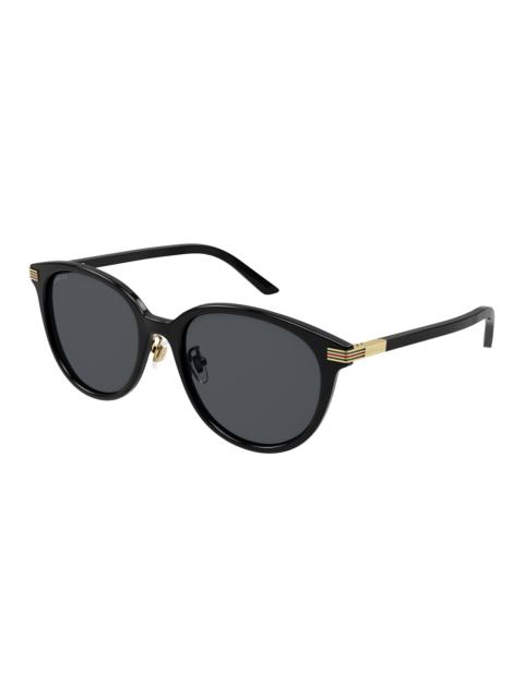 GUCCI Gucci Grey Oval Ladies Sunglasses GG1452SK 001 55