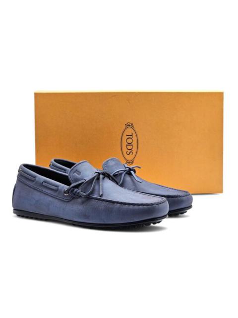 Tod's Tod's Driving Shoes City Gommino Leather Loafers - Gray - US 8 / UK 7 $695