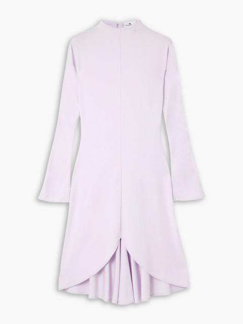 courrèges Asymmetric jersey mini dress