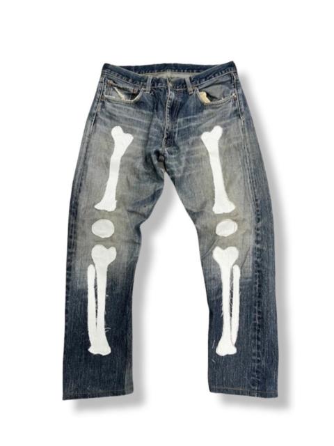 Other Designers Levi's × Vintage - Vintage LEVIS 510 Custom Skeleton Okagilly Patchworks