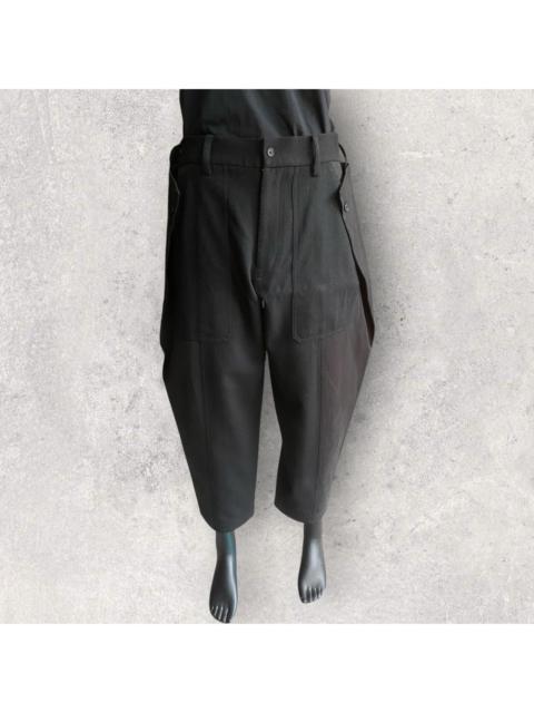 Yohji Yamamoto 1/10 Flannel Waist Adjustable vertical joint pants
