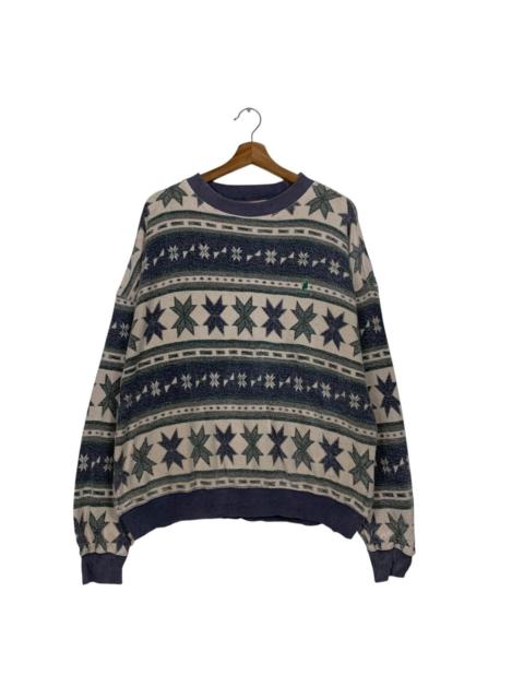 Other Designers VINTAGE POLO COUNTRY Fair Isle Crewneck Sweatshirt 3583-C164