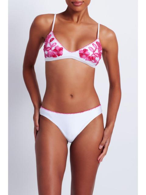 PatBO Viera Embroidered Bikini Bottom