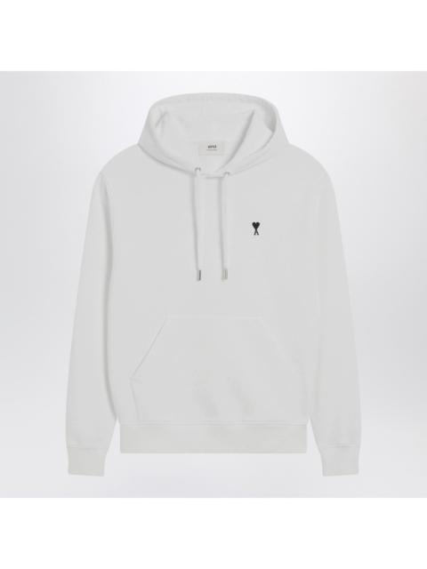 AMI Paris Ami Paris White Ami De Coeur Hooded Sweatshirt Men