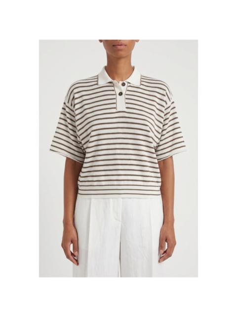 Brunello Cucinelli Brunello Cucinelli White Striped Wool Shirt