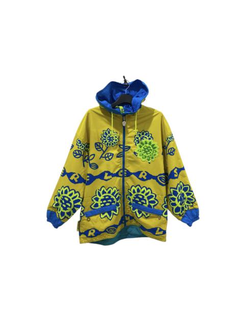 Other Designers 🔥Vintage🔥 Ellesse Sun Flower Full Printed Outdoor Jacket