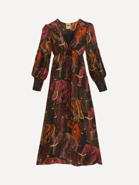 FARM RIO Elephants Maxi Dress