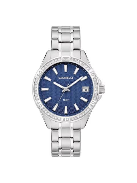 Other Designers Bulova Aqualuxx Quartz Crystal Blue Dial Ladies Watch 43M122