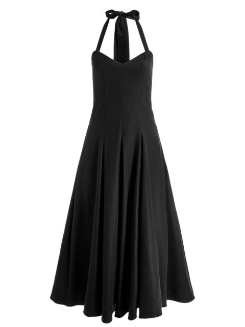 Alice + Olivia ISABELLE FLARED MIDI DRESS