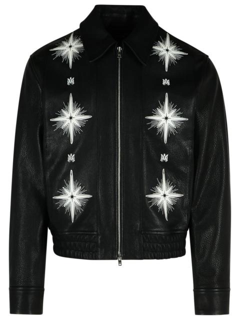 AMIRI Amiri Black Leather Jacket Men