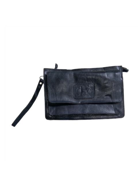 Other Designers Vintage La Ba Gagerie Leather Clutch Bag