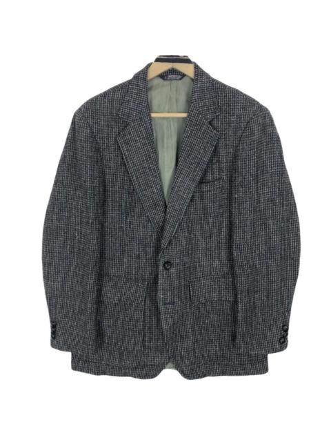 Other Designers Vintage 90s Harris Tweed X George Barry Wool Tweed Coat