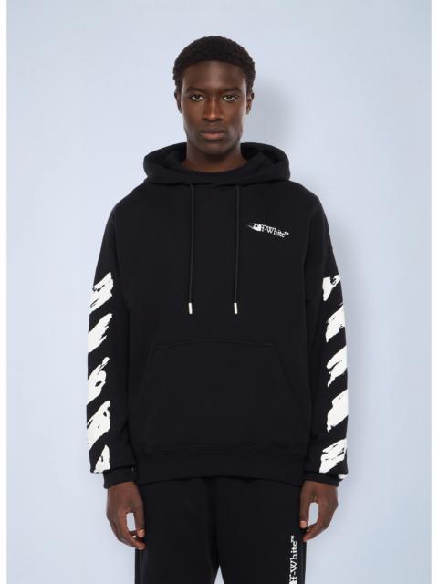 Off-White Off-White Men Ink Arrow Skate Hooded Sweatshirt