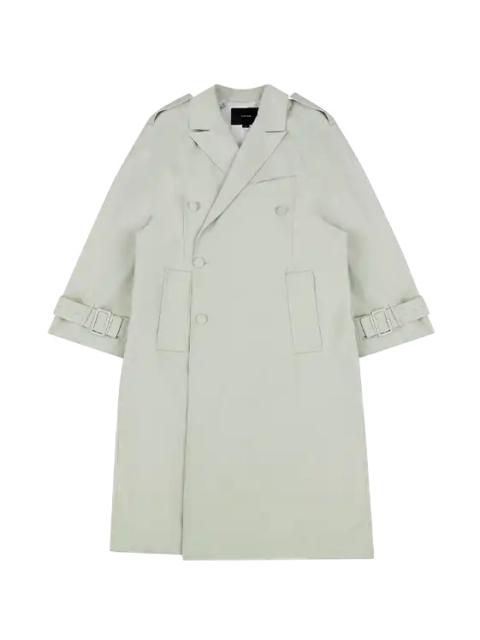 entire studios DOUBLE BREASTED COAT PEWTER