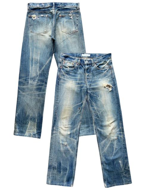 Other Designers Distressed Denim - DMG Domingo Japan Grunge Distressed Mudwash Jeans 31x29.5