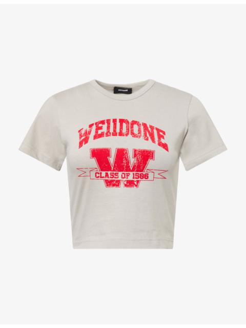 We11done Printed Short-Sleeves Cotton-Jersey T-Shirt
