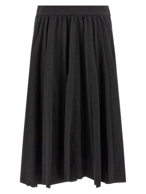 BALENCIAGA 'Hybrid Pleated' skirt