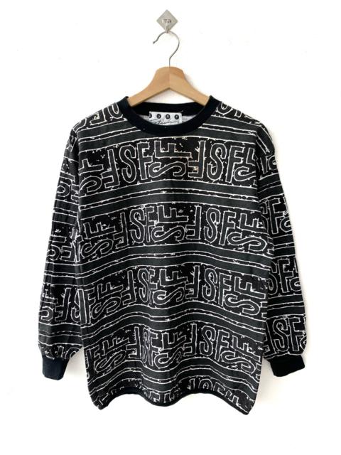 Other Designers Vintage - Surf Fetish Monogram Made in Japan Crewneck