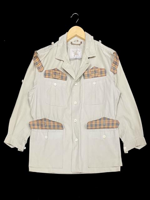 Other Designers Burberry Prorsum - VINTAGE BURBERRYS SHIRT BUTTON UP MULTIPOCKET