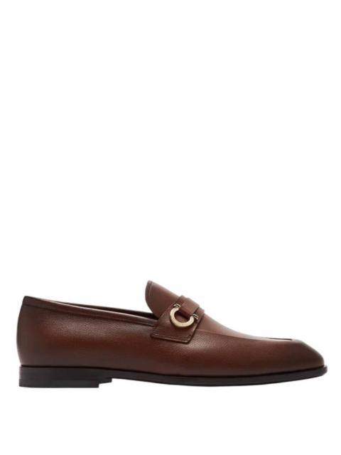 FERRAGAMO Ferragamo Gancini Ornament Leather Mocassin