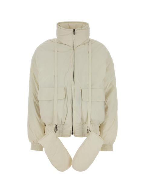 Golden Goose Ivory nylon padded jacket