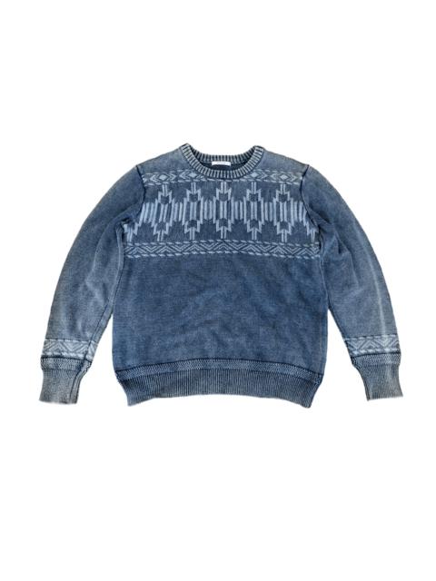 Other Designers Japanese Brand - Bayflow Novajo Indigo Sweatshirt Knit Saiz Fit S Ontag L