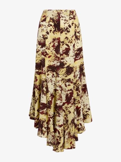 Proenza Schouler Joelle Skirt in Printed Silk Viscose