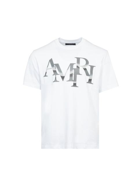 AMIRI Amiri Staggered Chrome Tee 'White'