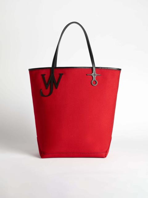 JW Anderson LARGE ANCHOR CANVAS TOTE IN RED