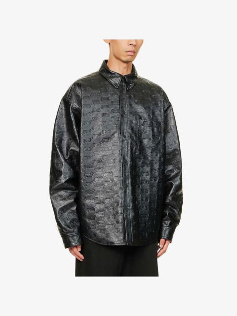 BALENCIAGA Balenciaga Oversized Leather Shirt