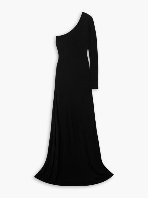 STAUD Serena one-sleeve stretch-jersey gown