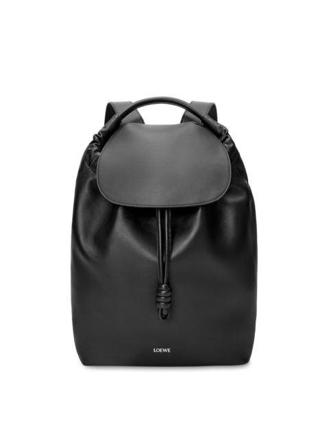 Flamenco backpack in shiny supple calfskin