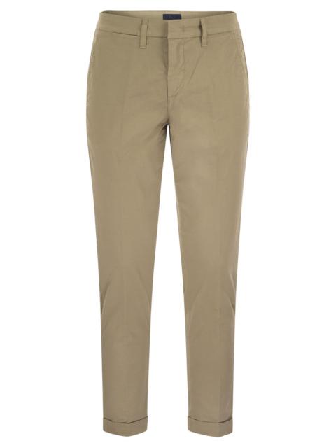 Other Designers Fay Men Stretch Gabardine Slim Trousers