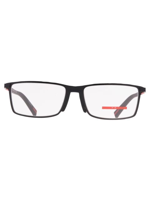 Prada Open Box - Prada Linea Rossa Demo Rectangular Men's Eyeglasses PS 53QV 1BO1O1 55