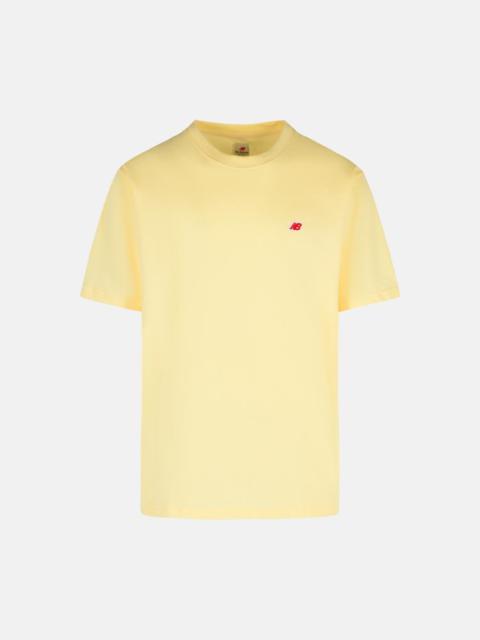 New Balance BROWN COTTON T-SHIRT