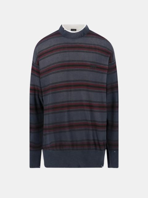 BALENCIAGA 831101-T3401-1060 Layered Sweater