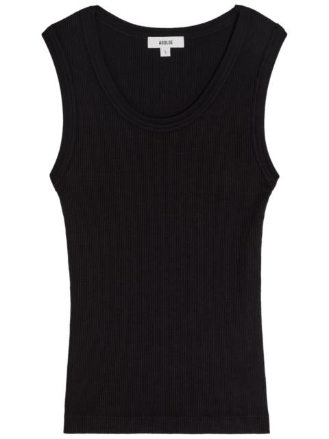 AGOLDE Agolde Poppy Ribbed Cotton-blend Tank