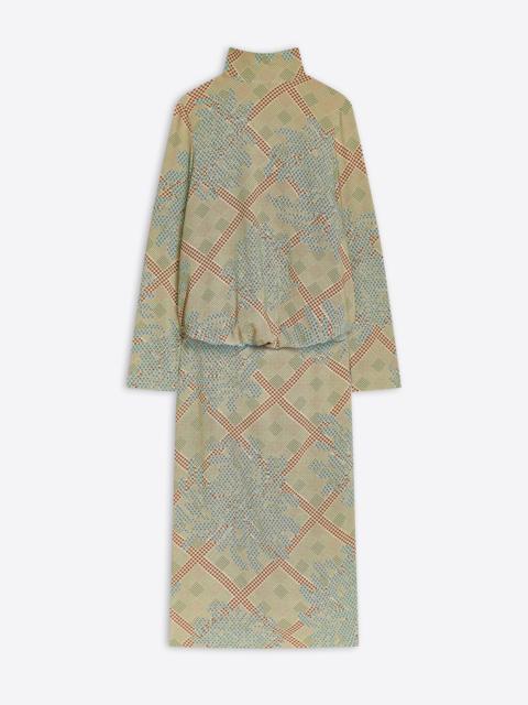 Dries Van Noten PRINTED VISCOSE DRESS