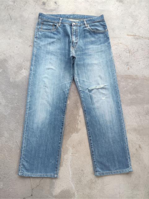 Other Designers Japanese Brand - Vintage Japanese Baggy Jean Distressed Faded Denim
