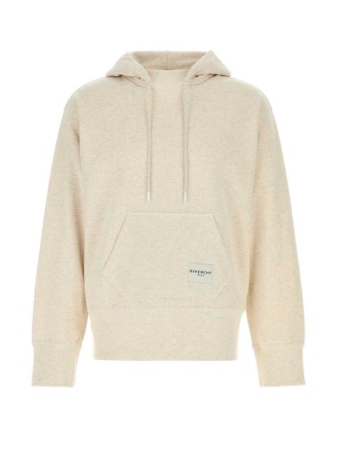Givenchy Givenchy Men Melange Cream Cotton Sweatshirt