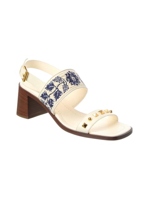 Valentino Valentino Rockstud 60 Leather Sandal