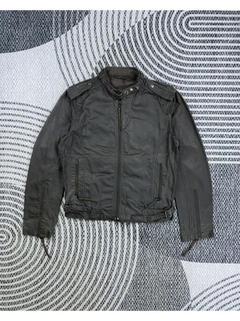 Other Designers If Six Was Nine - Vintage M.F Editorial Bondage Zipper Jacket