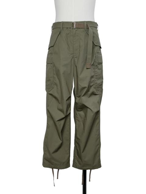 sacai Cotton Nylon Oxford Pants