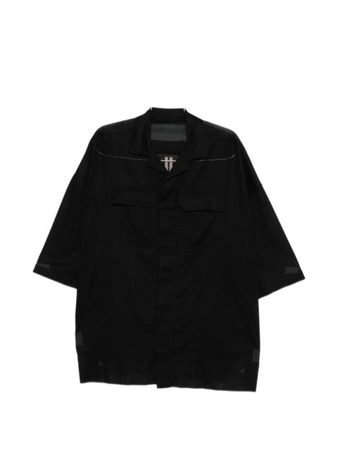 Rick Owens Rick Owens Chest-pocket Black Shirt