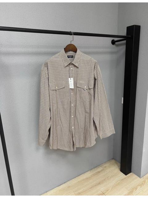 BALENCIAGA Balenciaga long sleeve gingham shirt