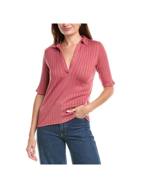 Vince Vince Elbow Sleeve Polo Shirt