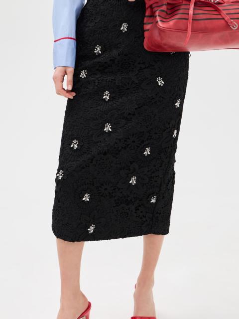ESSENTIEL ANTWERP Jourget Lace Pencil Skirt