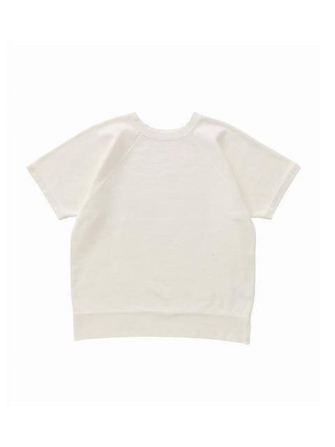 visvim RAGLAN SWEAT S/S CRASH W OFF WHITE