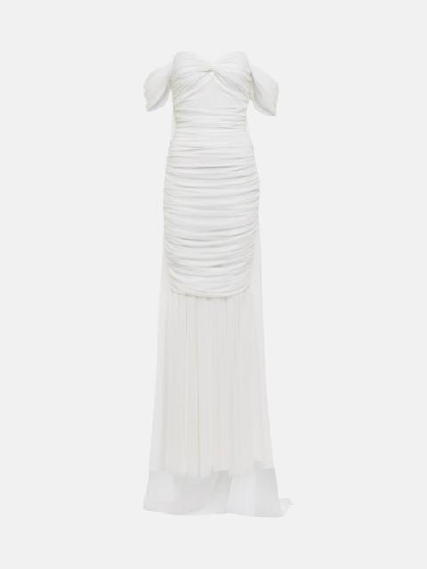 NORMA KAMALI Walter off-shoulder gown