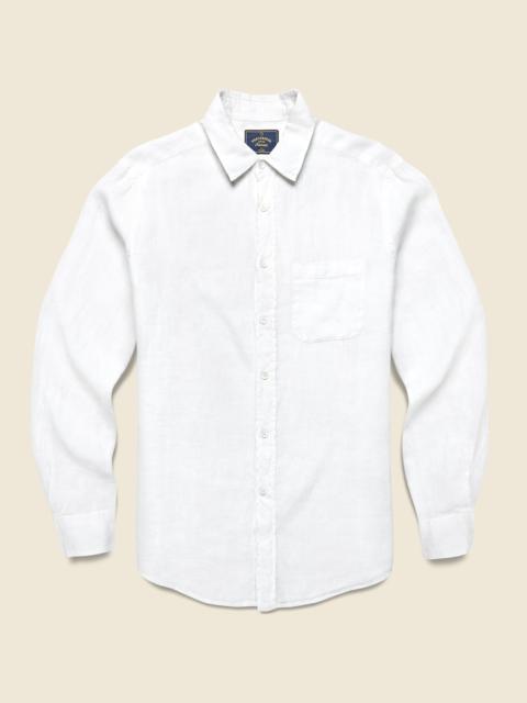 Portuguese Flannel Classic Linen Shirt - White